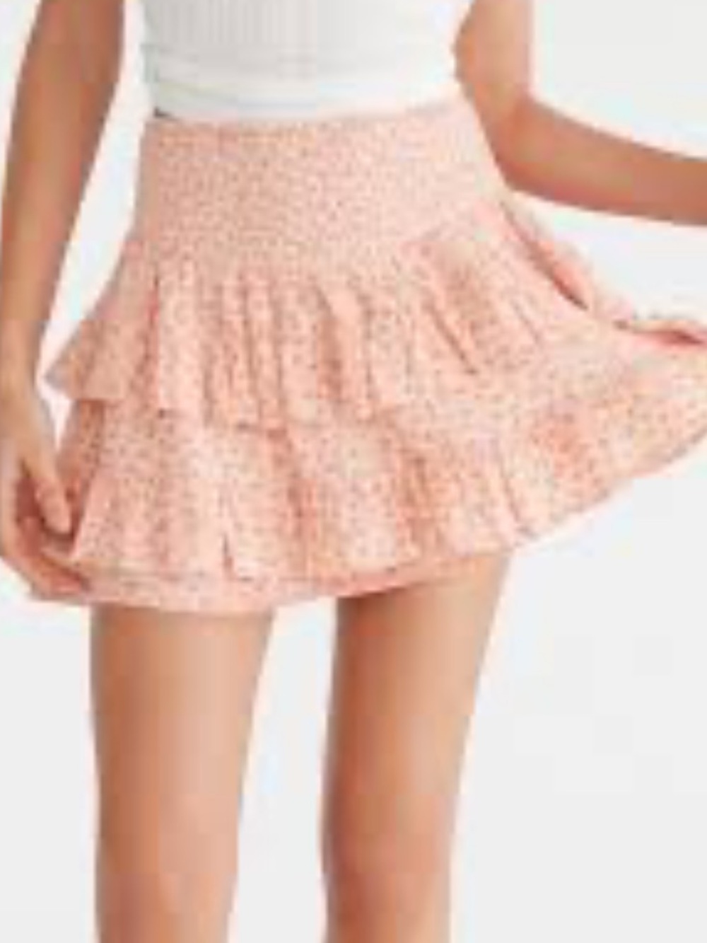 Aeropostale High-Waisted Floral Ruffled Flippy Skort Size XS